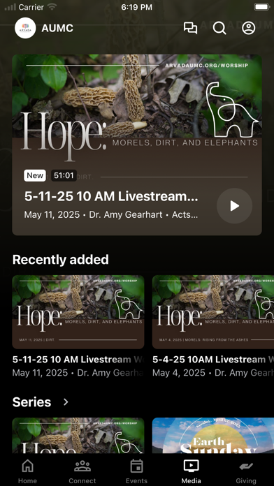 Arvada United Methodist Church Screenshot