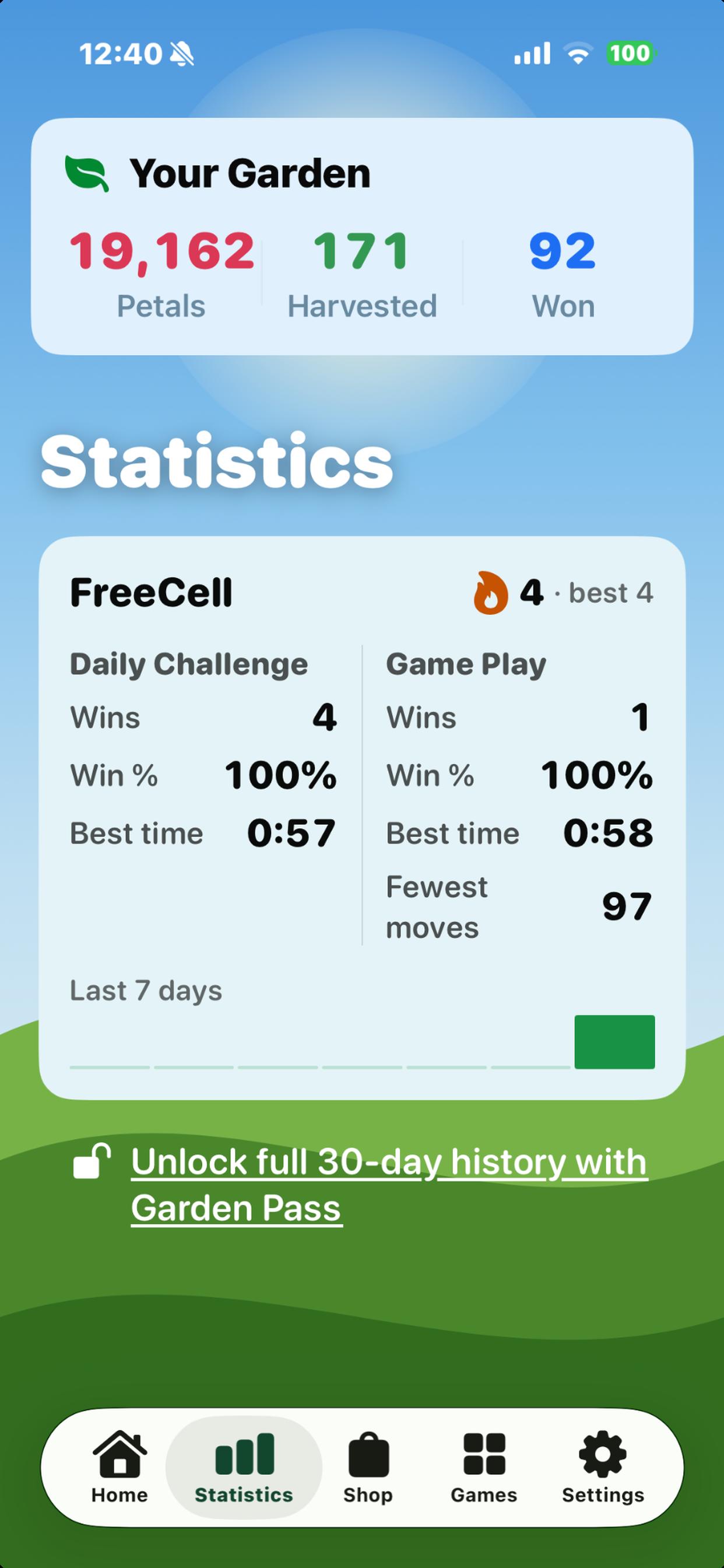 Daisy Garden FreeCell screenshot 7