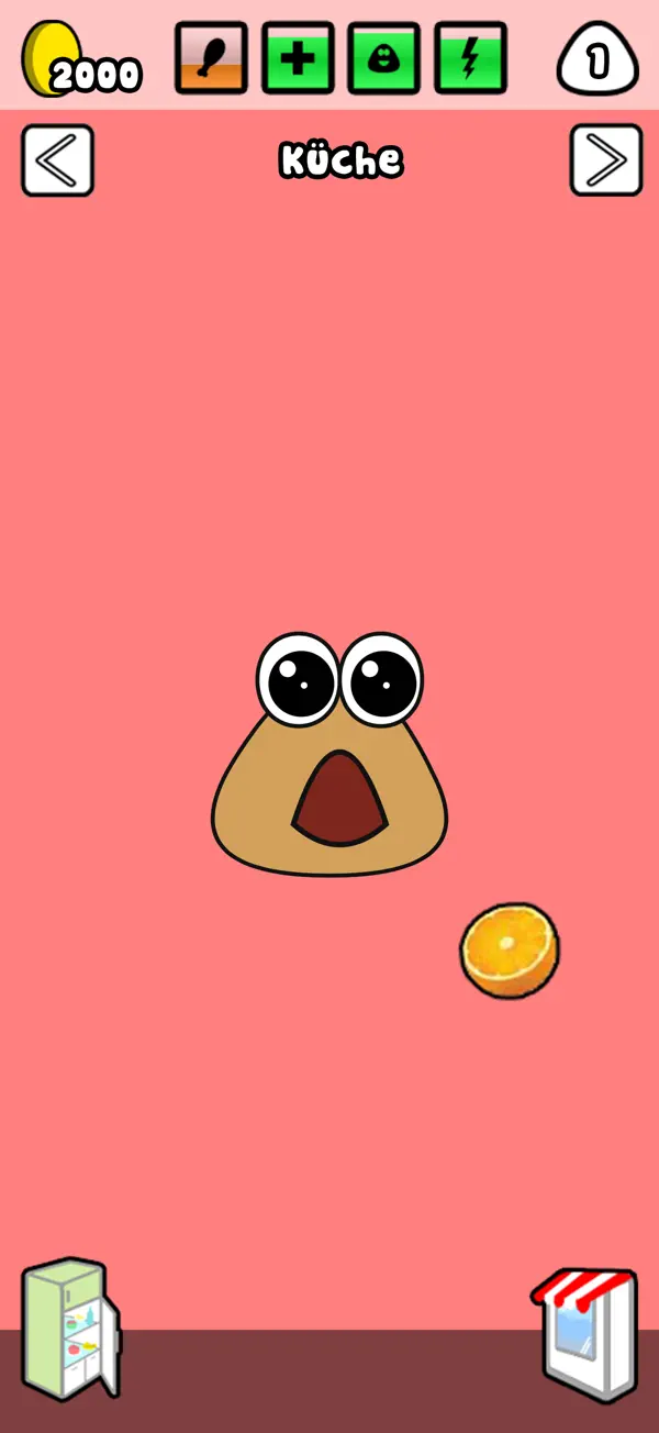 Pou iPhone Spiel Screenshot 1 – Spiele