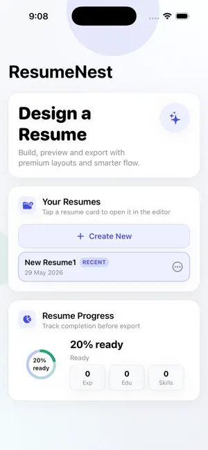 Resume Nest screenshot 1