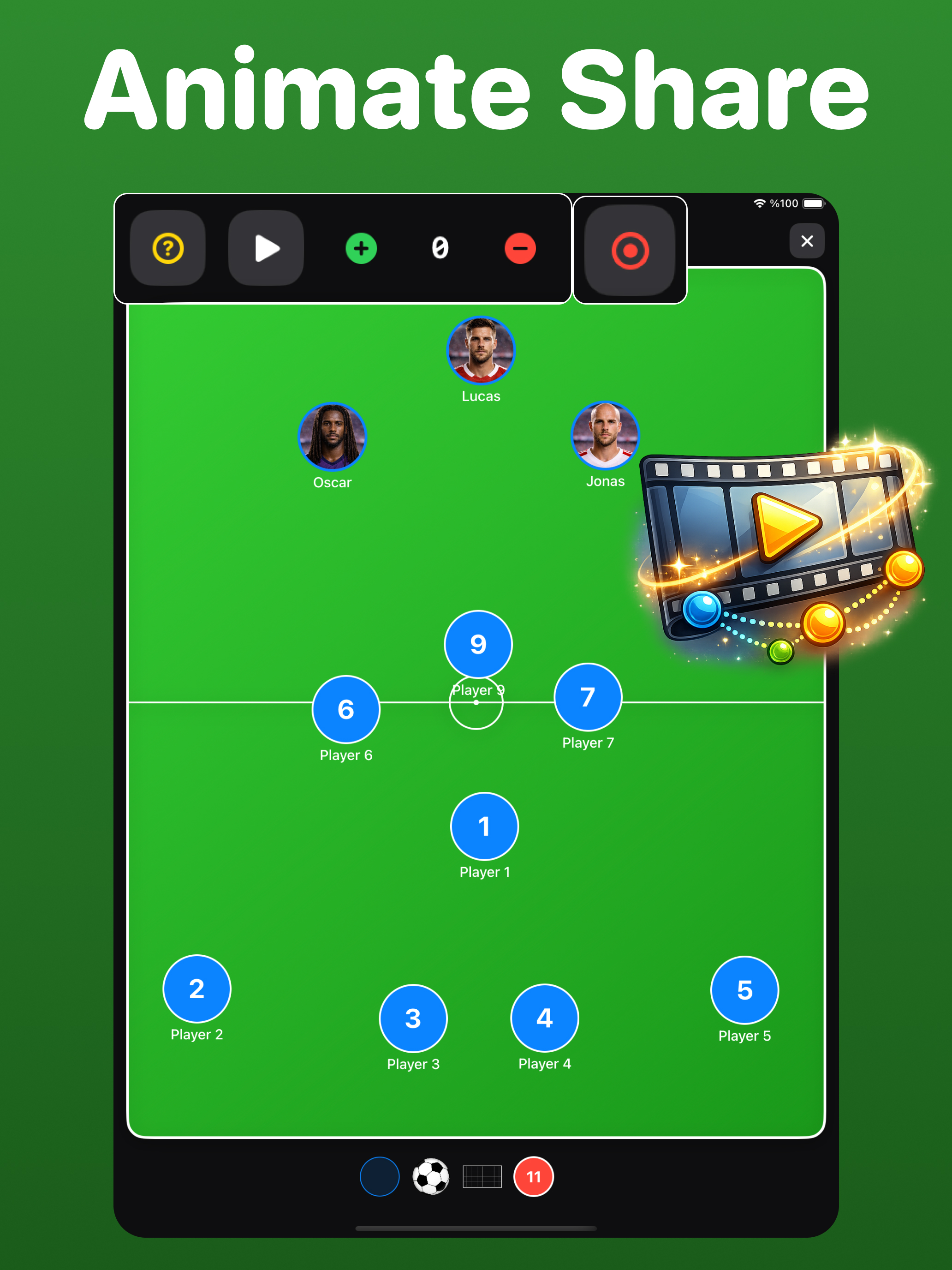 Soccer Coach Lineup : TacBoard