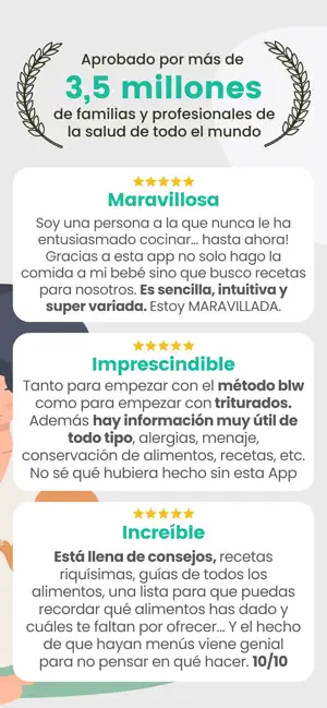 BLW Ideas - Recetas para bebé screenshot 2