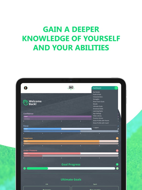 Player Coach 360 iPad screenshot 2 - Sports app