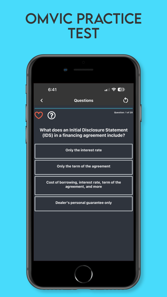#1. OMVIC Practice Test (iOS) 由: Joshua Kaluba