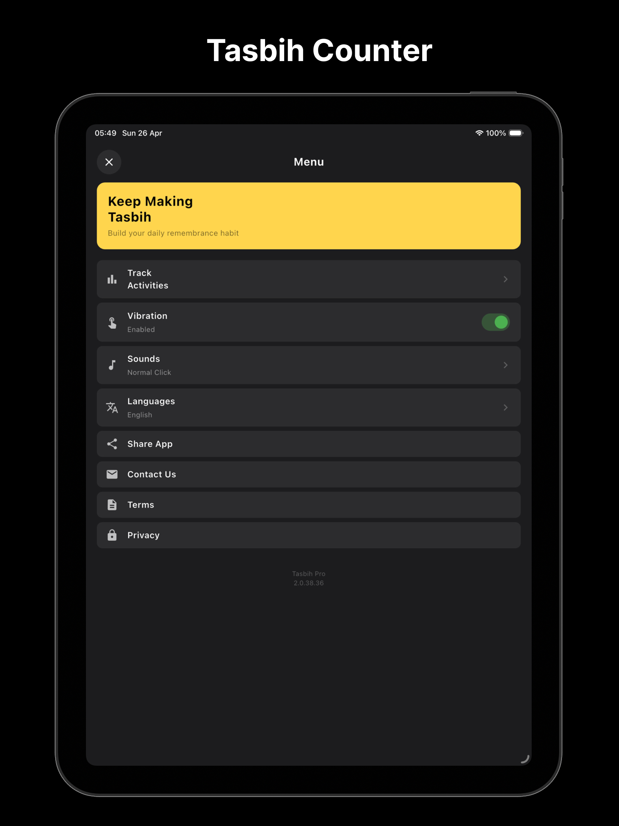Tasbih Counter Plus: Dhikr App
