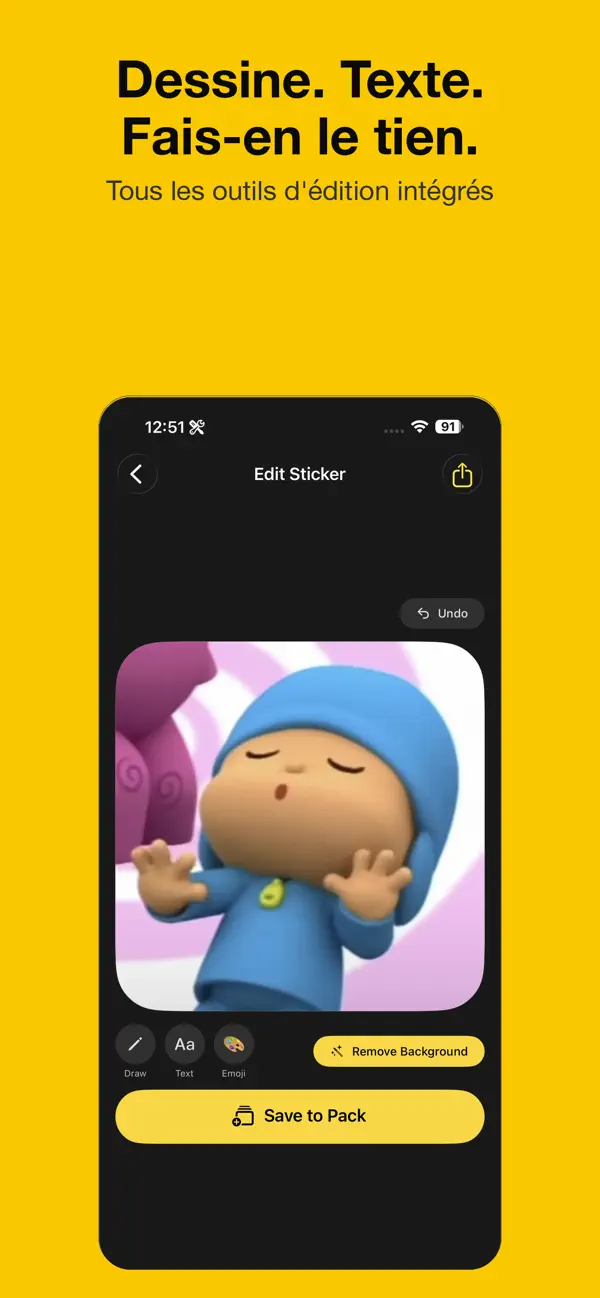 Screenshot #3 pour Stickerpunk: Telegram Stickers