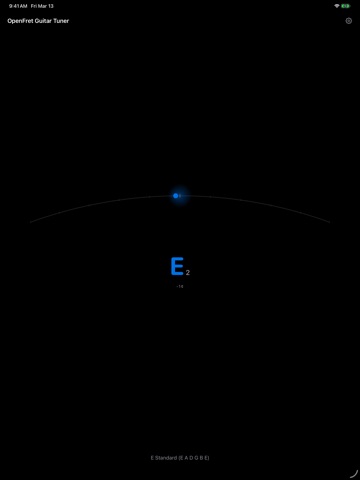 OpenFret Guitar Tuner ipad screenshot 2