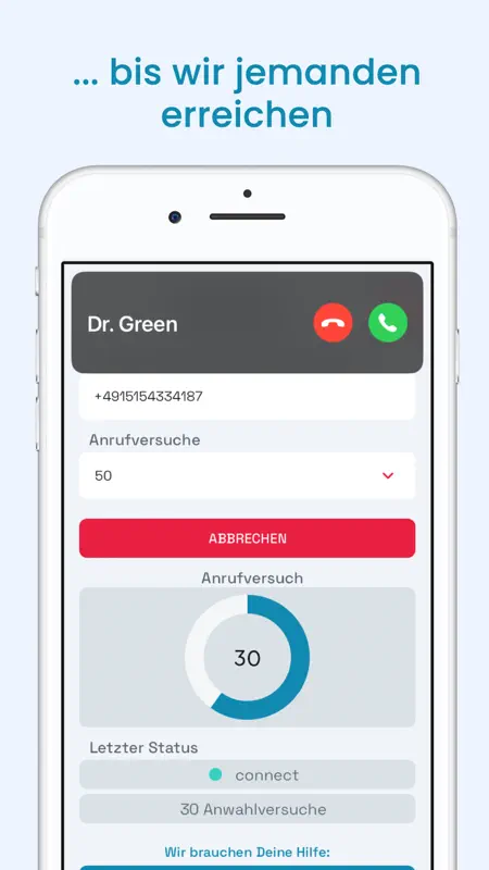 weCall4you Wahlwiederholung screenshot 2 of 5