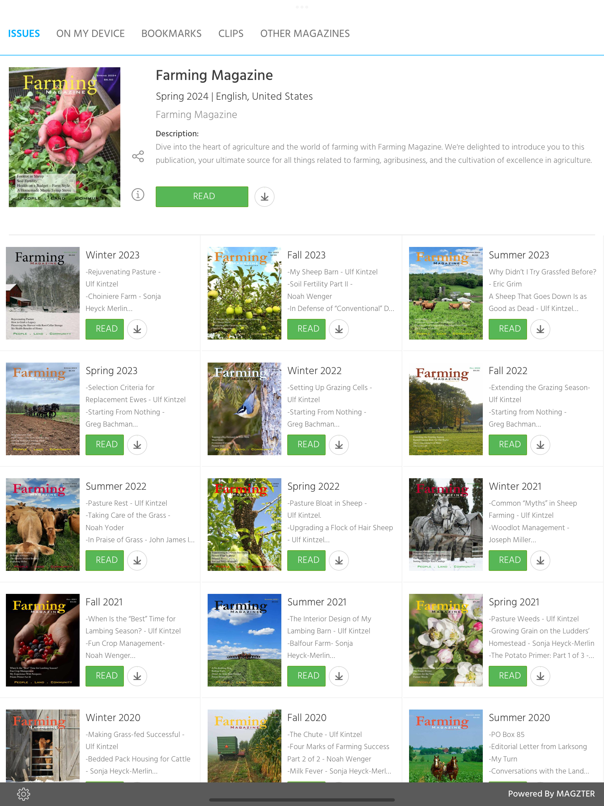 Farming Magazine