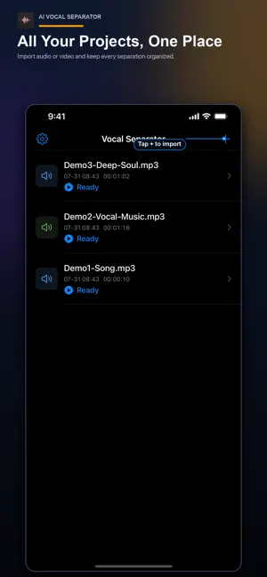 AI Vocal Separator screenshot 1