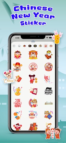 Chinese Stickers ! iPhone screenshot