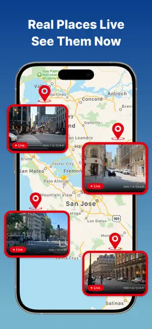 EarthScope: GPS Map Camera iPhone screenshot 1