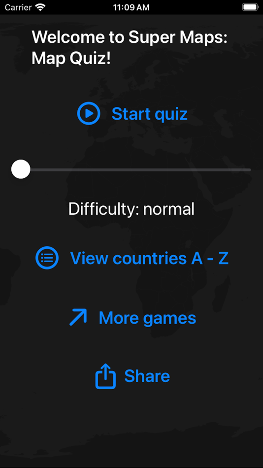 #1. Super Maps: Map Quiz (iOS) Bởi: DegerGames