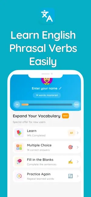 Phrasal Verbs Beginner screenshot 1