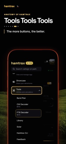 Hamtrax - Radio Logging - POTA iPhone screenshot