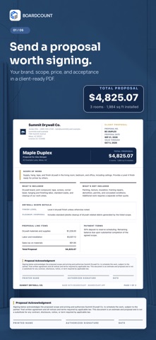 BoardCount - Drywall Estimator Screenshot 1 of 6