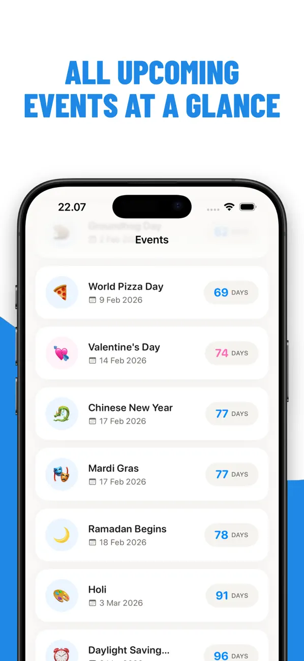 #2. X Countdown (iOS) Ved: ProductShake, LLC