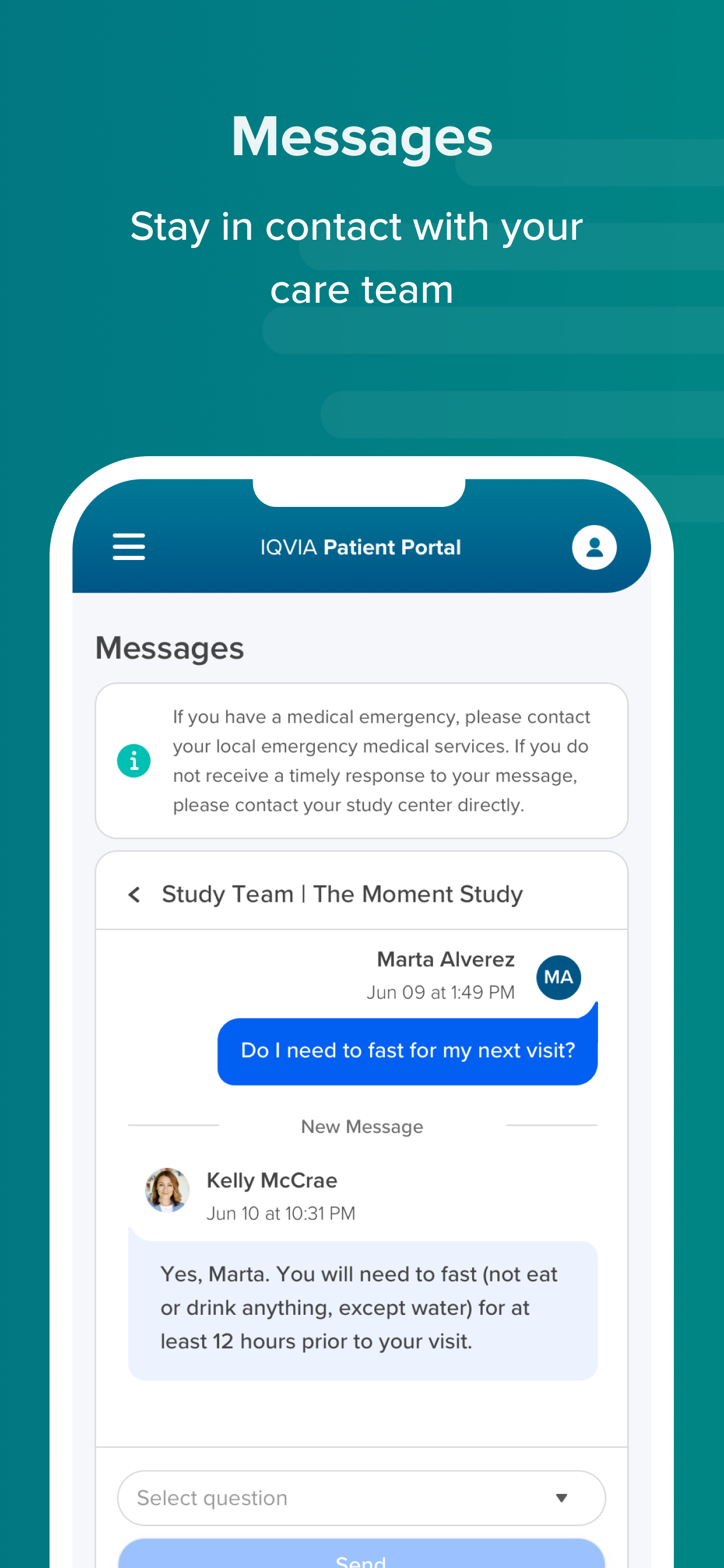 IQVIA Patient Portal