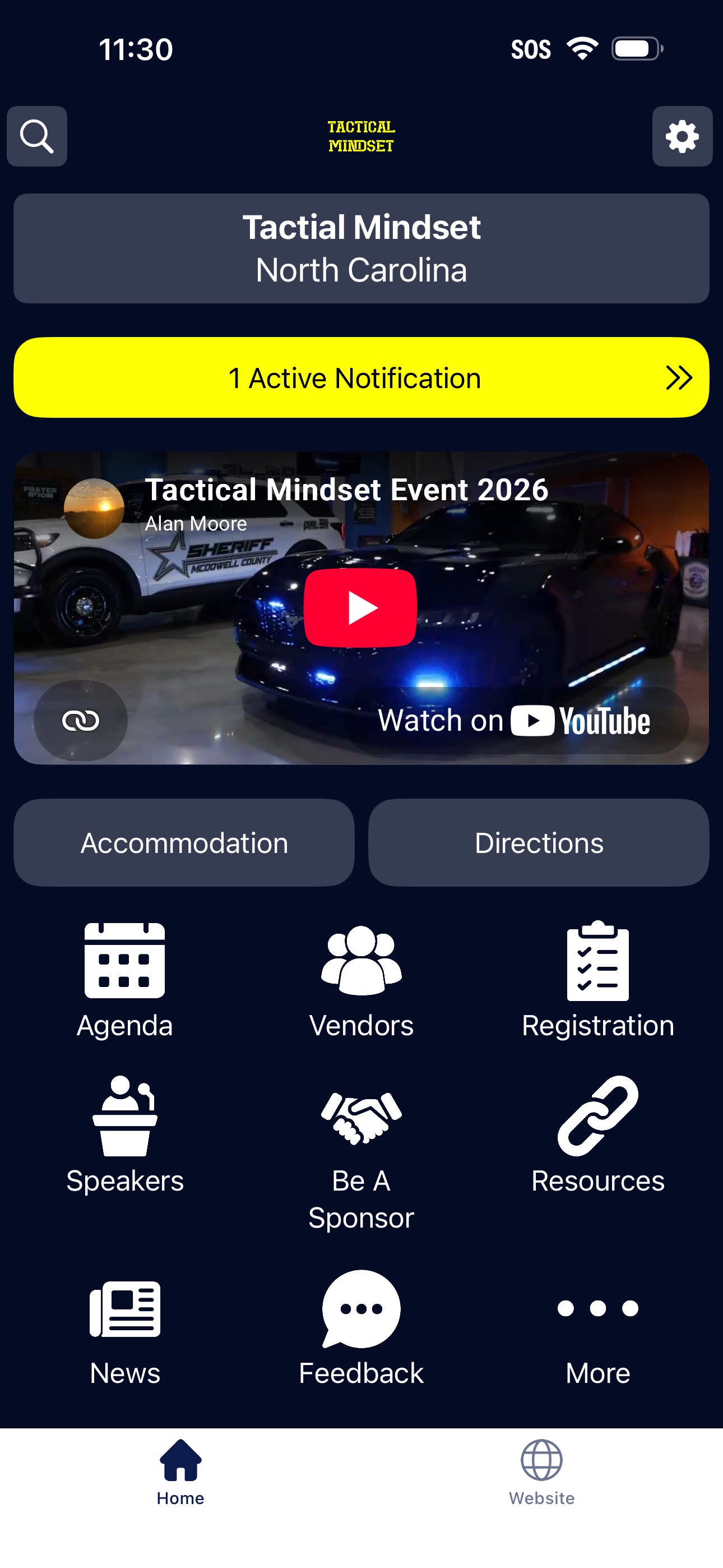 Screenshot 1 of Tactical Mindset Symposium