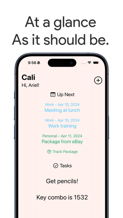 Cali - Your new calendar Screenshot
