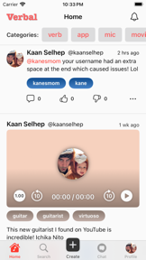 Verbal: Audio Social Media screenshot