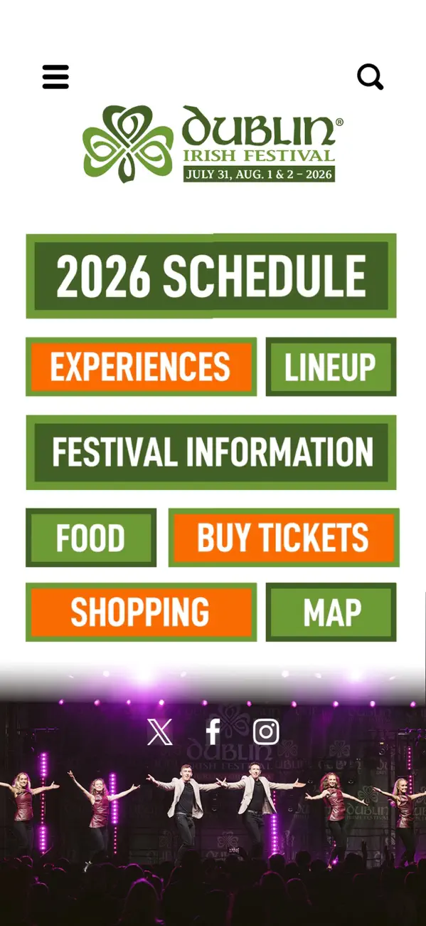 Screenshot #1 pour Dublin Irish Festival