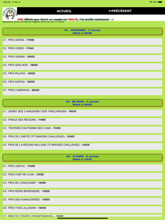 Screenshot #5 pour Turf-Pronostics