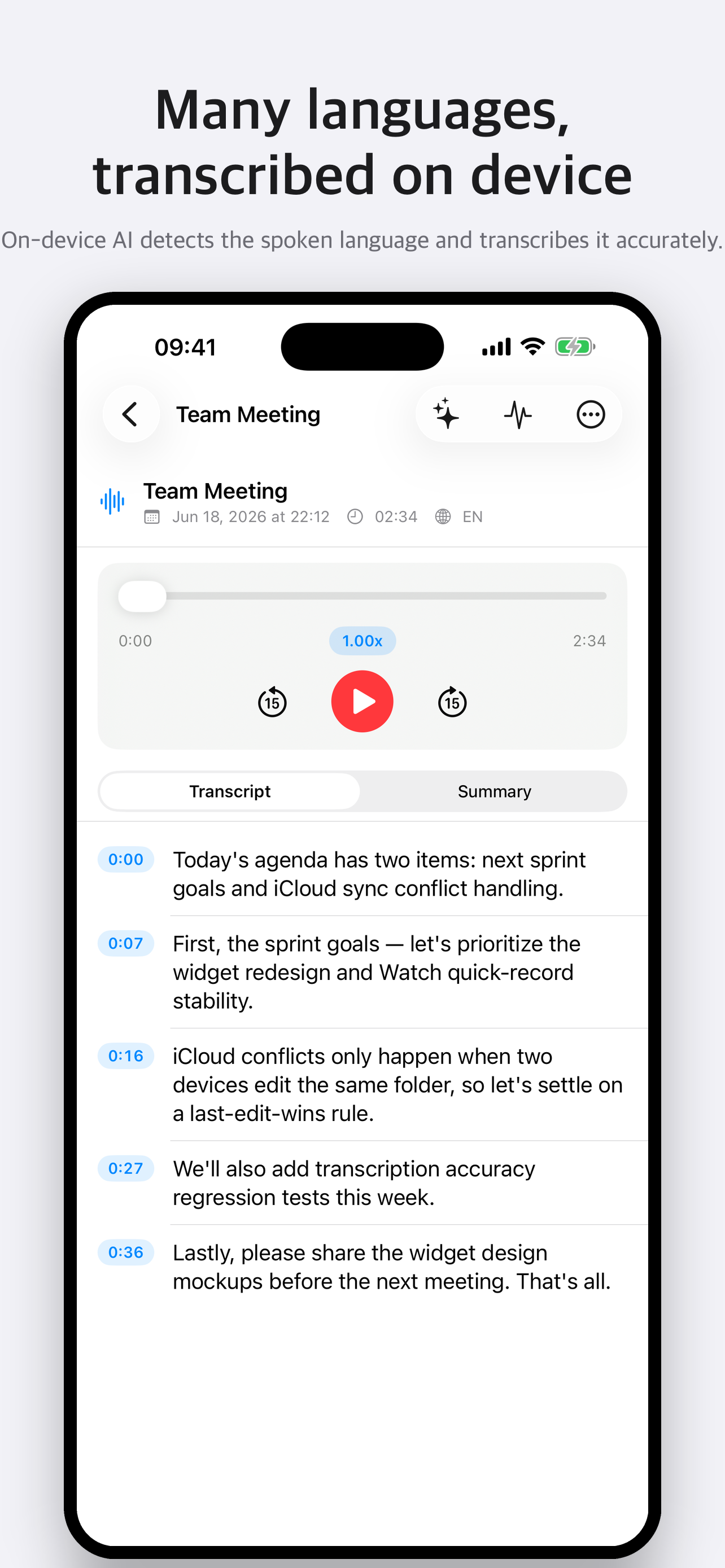 Nogmi: Record & Transcribe