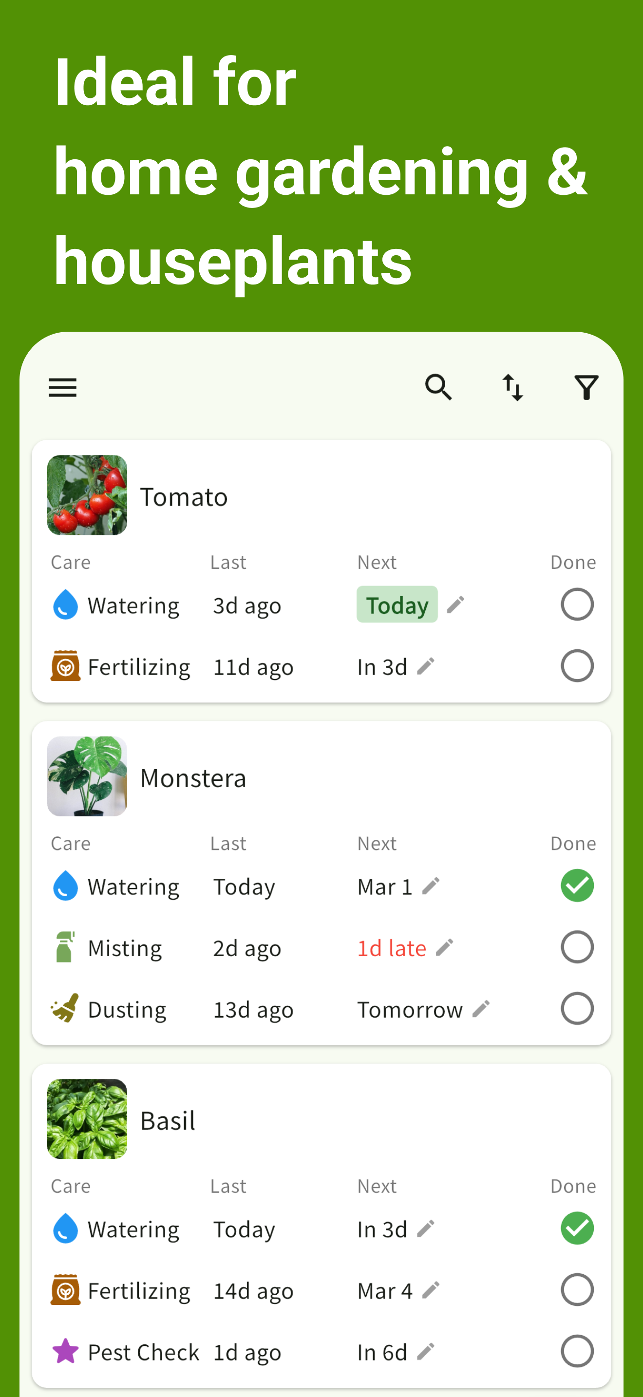 Plant Care Reminder - Plantoto