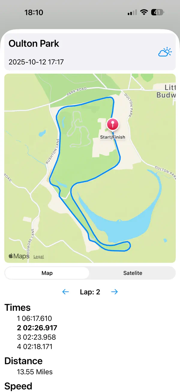 TrackdTimer Screenshot 3