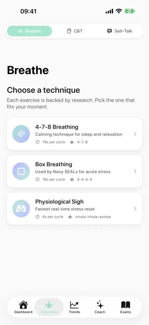 CalmExam: Beat Test Anxiety screenshot 2