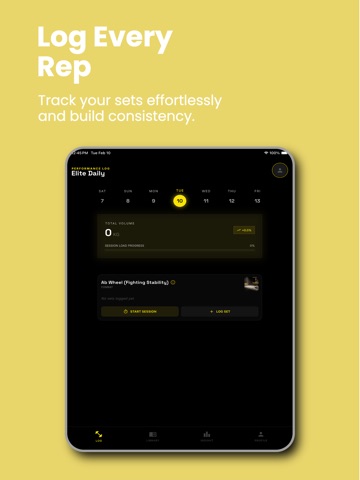 DailyRep: Master Every Workout iPad screenshot