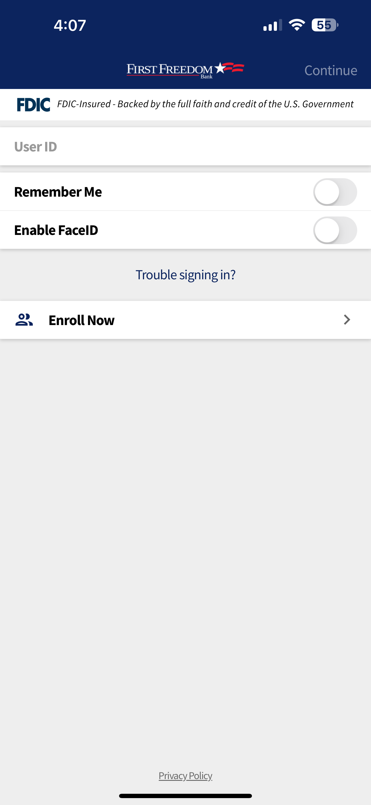 First Freedom Mobile Banking