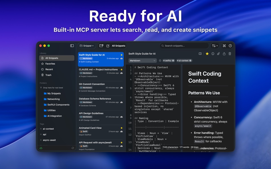 #1. SnipperApp 3 (macOS) Ved: Andrii Teologov