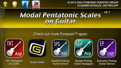 Guitar Modal Pentatonic Scales Screenshot