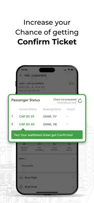 ConfirmTkt: Train Booking App iPhone screenshot 2