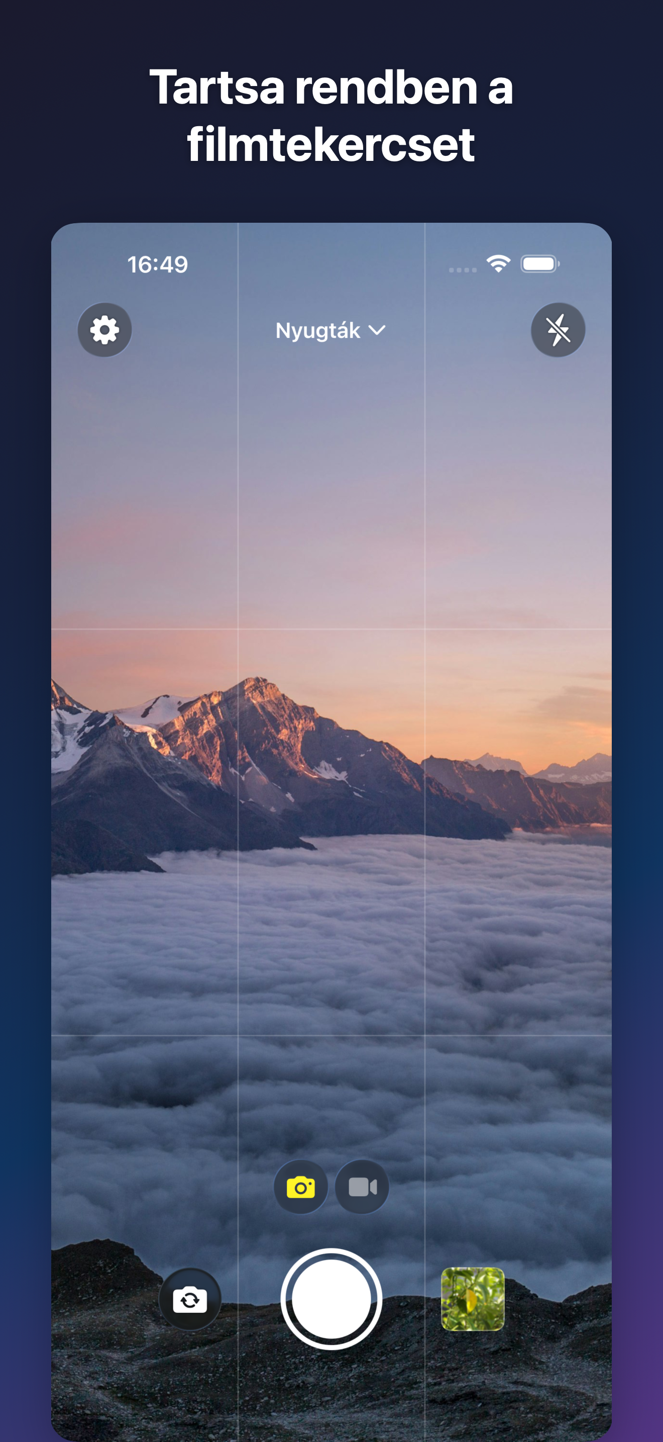 ProjectCam - Photo Folders iOS screenshot 1 showing app interface