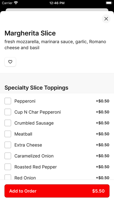Delray Pizza iPhone screenshot 4 - Food & Drink app