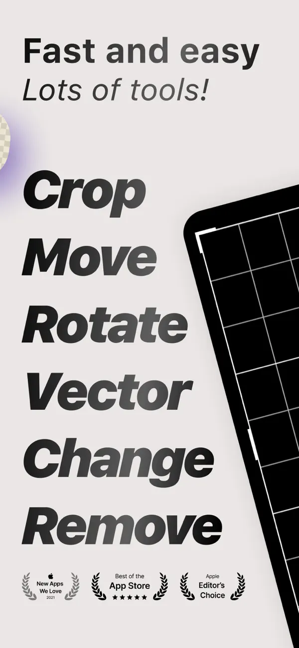 #3. AI Edit: Remove BG & Vectorize (iOS) By: Denys Kotelnykov