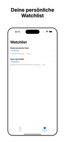 Firnexa: Austria Biz Register iPhone screenshot