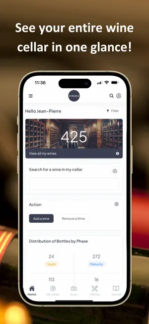 Viniou – Wine Cellar Manager screenshot 1