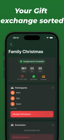 Secret Santa | Gift Exchange iPhone screenshot