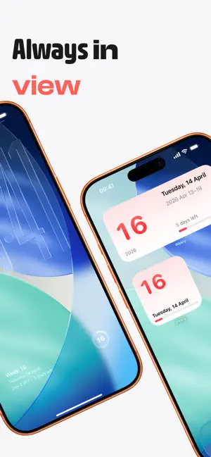 Wekly: Week Number & Dates screenshot 4
