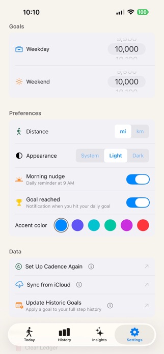 Cadence - Step Tracker Screenshot 7 of 7