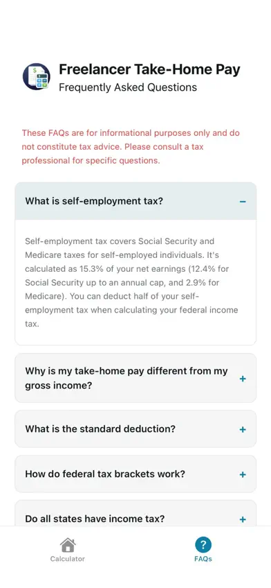 Freelancer Take-Home Pay screenshot 4