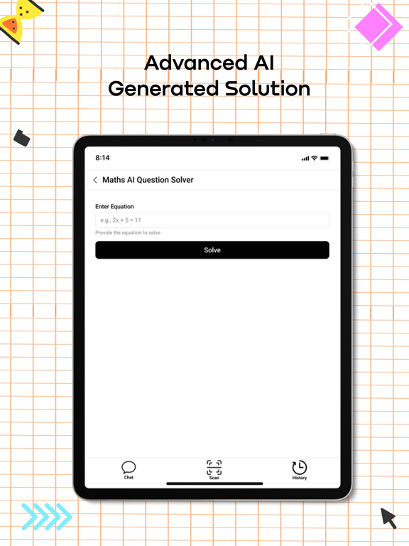 Maths AI - Chatbot iPad screenshot 6 - Education app