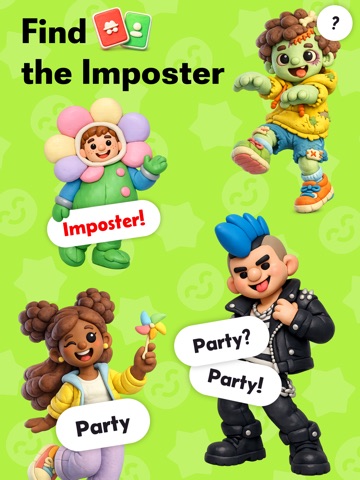 Gotcha – fake it imposter game
