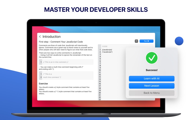JavaScript: Learn Programming Screenshot