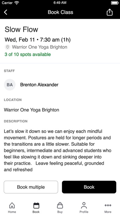 Screenshot #3 pour Warrior One Yoga