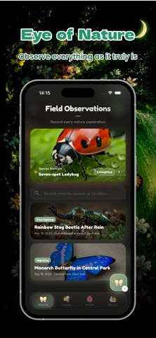 Zetta: Recording Insect Moment iPhone screenshot